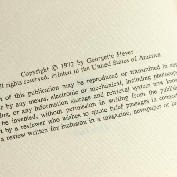 Vintage 1970s Book, Lady of Quality, Georgette Heyer, E. P. Dutton, romance - Picture 8 of 10